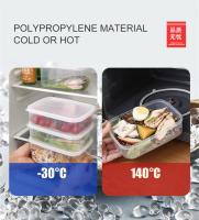 Caja De Almacenamiento De Alimentos Transparente Plástico Contenedor Para Cocina Apta Para Microondas Y Congelador Caja De Alimentos Con Función De Frescura - details 10