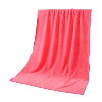 Toalla De Microfibra Absorbente Para Cabello Seco 30x60cm Doble Cara Coral Ideal Para Baño Lavar Coche Limpieza Salon Natación Camping - details 16
