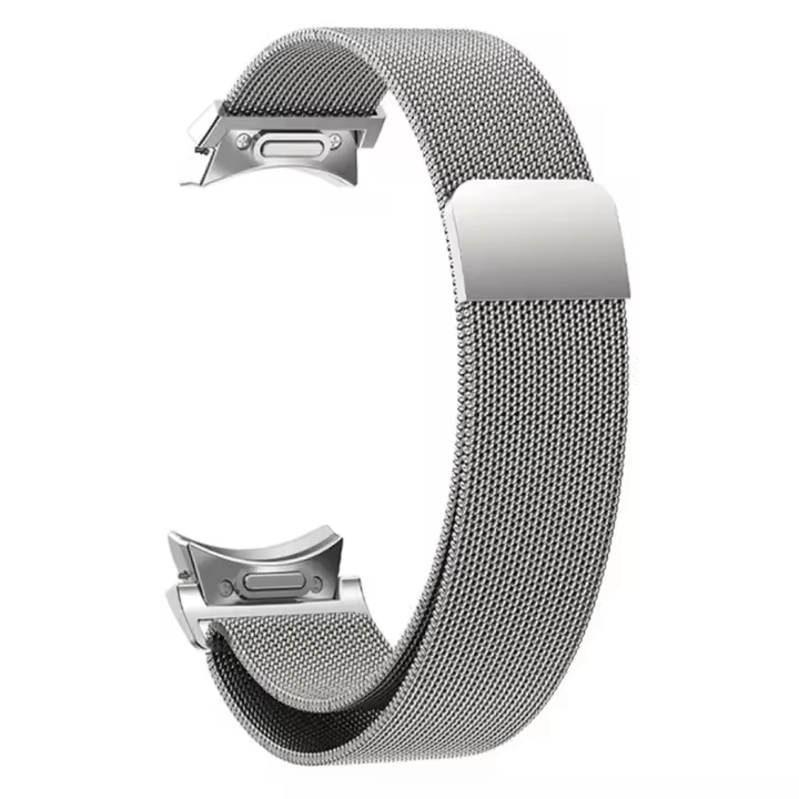 Correa De Acero Inoxidable Magnética Para Samsung Galaxy Watch4 5 6 7 Compatible Con Tamaños 40/44mm Classic 42/46/43/47mm Sin Brecha 20mm - 1