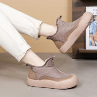 Botas De Invierno Para Mujer Con Forro De Poliéster No Escurridizas Y Suela Gruesa Botines Casuales De Algodón Suave Y Cómodos Para Hielo Y Nieve - details 11