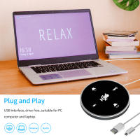 Aibecy Altavoz De Conferencia USB Para Escritorio Con Micrófono Incluido 360° Omnidireccional Condensador Para PC Plug & Play - details 0