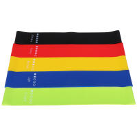 Banda De Resistencia De Goma Para Yoga Y Pilates Equipamiento De Fitness De Entrenamiento Deportivo Elásticas Para Interior Y Exterior 0.35mm-1.1mm - details 2