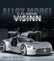Modelo De Coche Bens-AMG GT De 1:32 En Aleación Con Sonido Y Luz Vehículo De Retroceso Para Juguete Decorativo Para Niños - details 0