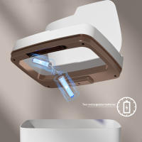 Basurero Inteligente Sensor Automático 15/18L Recargable Silencioso Para Cocina Baño Dormitorio Material PP Plástico Verde Oro Plata - details 8