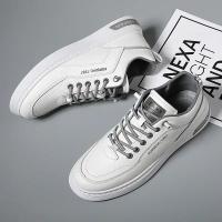 Zapatos Casuales Para Hombre De Color Sólido Y Moda Portátiles Cómodos Planos Antideslizantes Y Resistentes Al Desgaste Deporte Con Suela De Cuero Viscosa Talla Verdadera - details 18
