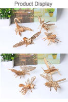 Juguete Educativo 3D De Madera Para Niños Puzzle De Insectos Y Animales Decoración Para El Hogar Regalo Para Niños De 3-12 Años - details 6