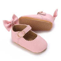 Zapatos De Princesa Para Bebé Niña En Lace Blanca Mocasines Con Lazo Y Borde Antideslizante De Goma Primera Calzado Para Caminar - details 121