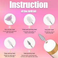 Máquina De Uñas Eléctrica 5 En 1 Con Luz Portátil Mini Herramientas De Manicura Para Eliminador De Gel Pen Art Eléctrico - details 3