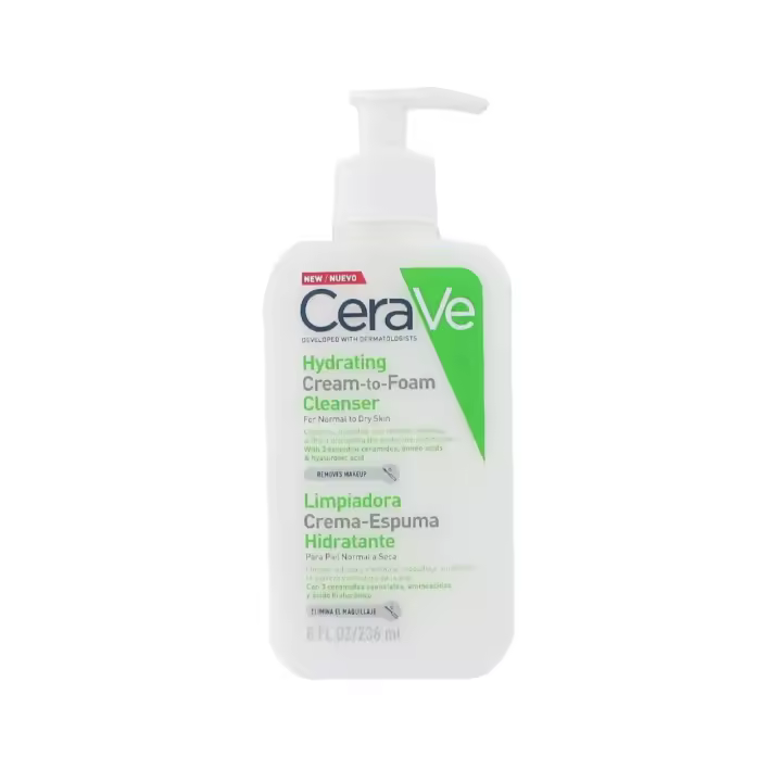 Cerave Limpiadora Crema-Espuma Hidratante 236ML - 1