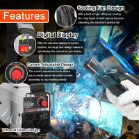Máquina de soldadura MMA MIG MAG TIG, soldador inversor IGBT DC, alimentación automática de cables, soldadura de contacto, soldador de arco sin Gas blindado por Gas - details 3