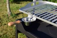 Barbacoa Hierro decapado pintado Soar Plus. Medida: 118x103x48cm. 720BH Baluja - details 2