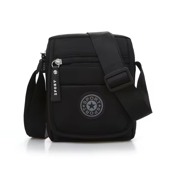 Bolso pequeño de hombre bandolera bandolera nylon repelente al agua casual - 1