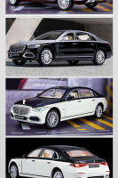 Modelo De Coche De Aleación Mercedes-Benz S680 1:24 Con Sonido Y Luz Juguete De Retroceso Para Niños Colección Decoración Regalo C258 - details 11