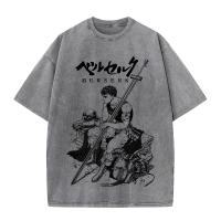 Camiseta Para Hombres 100% Algodón Estampado Anime Gótico Harajuku Casual Verano Moda Retro Alta Calidad Camisetas - details 7