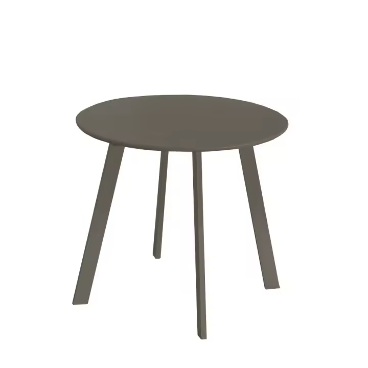 Mesita de jardín Marzia auxiliar nido pequeña de acero de Ø 50x44 cm Lola Home - 1