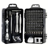 Kit De Herramientas De Reparación Doméstica Multifuncional Precision Destornillador Magnético 115 En 1 Conjunto De Bricolaje - details 0