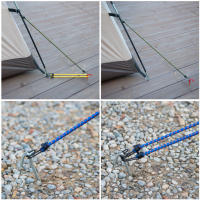 Cuerda Elástica De Goma Para Acampar Al Aire Libre De 60cm Con Gancho Accesorio De Tenda Para Viajes Y Equipaje De Viaje - details 2