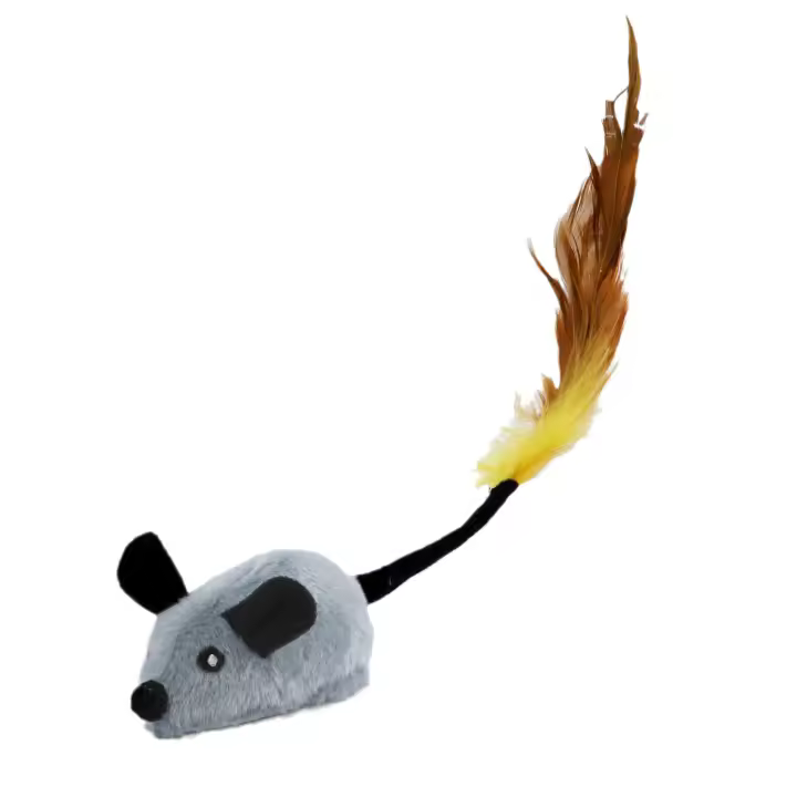 Juguetes interactivos para gatos, cola de pluma con Beel, juguete realista para todas las razas, ejercicio de aburrimiento - 1