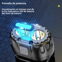 Linterna Frontal LED Impermeable Con Sensor De Movimiento Recargable Por USB Para Camping Pesca Ciclismo Y Actividades Al Aire Libre - details 10