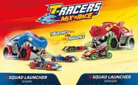 T-Racers Mix 'N Race Squad Launcher Shark – Camión tiburón que se transforma en lanzador. Incluye 2 vehículos T-Racers exclusivos. zona para lanzar vehículos y zona para transportar 2 vehículos - details 0