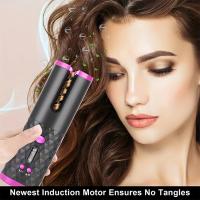 Rizador automático, peinado duradero, ondas grandes, 6 temperaturas y temporizador, portátil, no dañino, recargable por USB, cerámica, rizador, calentamiento rápido, cuidado del cabello con iones negativos, rizado rápido, rizador automático sin cable - details 6