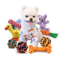 Juguete De Masticar Para Perros Pequeños Resistentes Al Mordisco Bola De Nudo De Lino Para Limpiar Los Dientes Juguete De Juego Para Perros Y Gatos - details 12