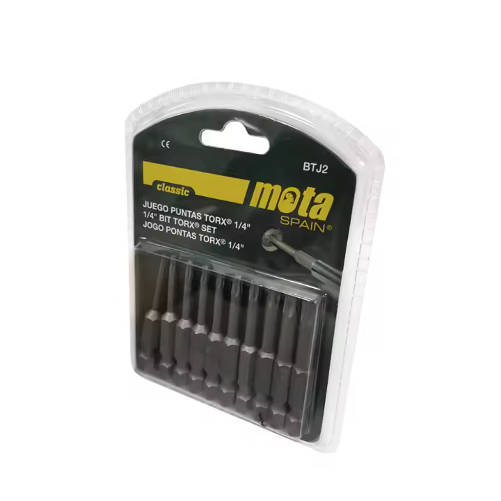 Juego puntas torx tamper x 50mm 10 unid. btj2 mota - 1