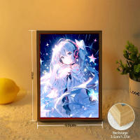 Figura De Anime Hatsune Miku Con Luz LED Para Fotografía Kawaii Figura De Acción PVC Juguete Coleccionable Regalo Para Niñas - details 3