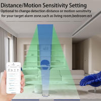 Detector De Presencia Humana Tuya Zigbee Sensor PIR Inteligente Radar De Movimiento Soporte Para Asistente Del Hogar Instalación En Pared Rango De Deteción Estacionaria 0-600 Cm Y Móvil 0-1000 Cm - details 13