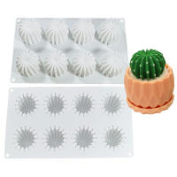 Molde De Galletas De Silicona En Forma De Espiral De Diamante Y Cactus Para Hornear Postres Y Hacer Mantequilla De Maní Herramientas De Cocina Para Hornear Velas Y Jabón DIY - details 23