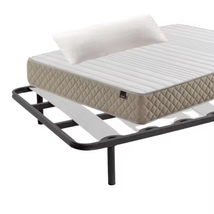 Pack Ahorro Hipnos Descanso Completo 90x180 cm (colchón + Somier Multiláminas + Patas + Almohada) - 1