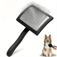 Cepillo De Aseo Extra Largo Para Perros Y Gatos Cepillo De Pelaje Para Doodle Eliminador De Pelos Metálico Resistente - details 5