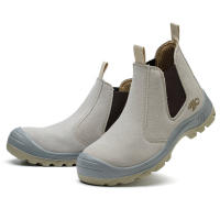 Botas De Seguridad Para Hombres Zapatos De Trabajo Con Punta De Acero Sin Cordones Para Construcción Soldador Welder - details 4