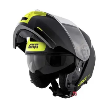 Casco Modular Givi X.20 EXPEDITION EVO Negro Mate / Amarillo HX20FEVBK - 1
