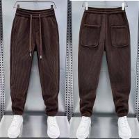 Chándal Para Hombre Talla Grande Estilo Casual Con Bolsillos Pantalones Deportivos De Otoño E Invierno Ropa De Hombre Youngla - details 4