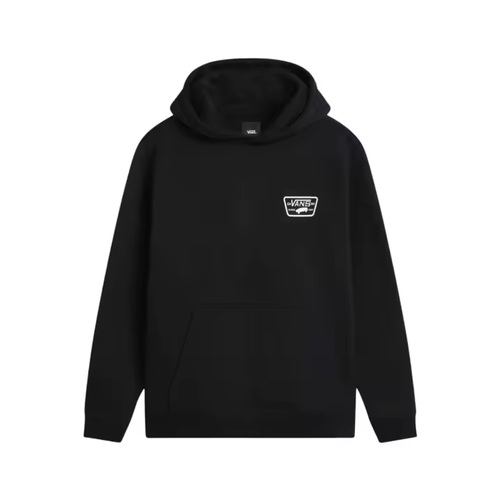 Sudadera con Capucha Vans Full Patched Ii para niños unisex en color negro - 1