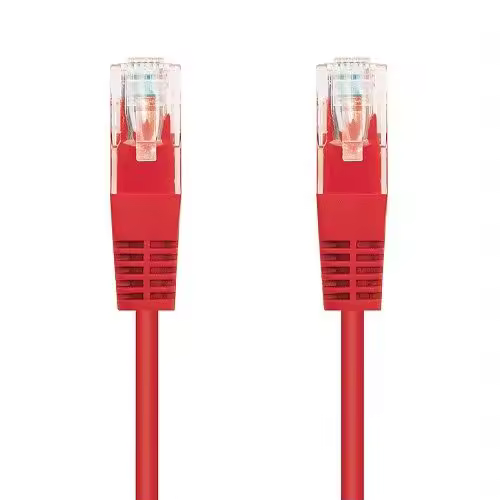 CABLEPELADO - Cable de red UTP CAT5E 0.50 M (Rojo) - 1