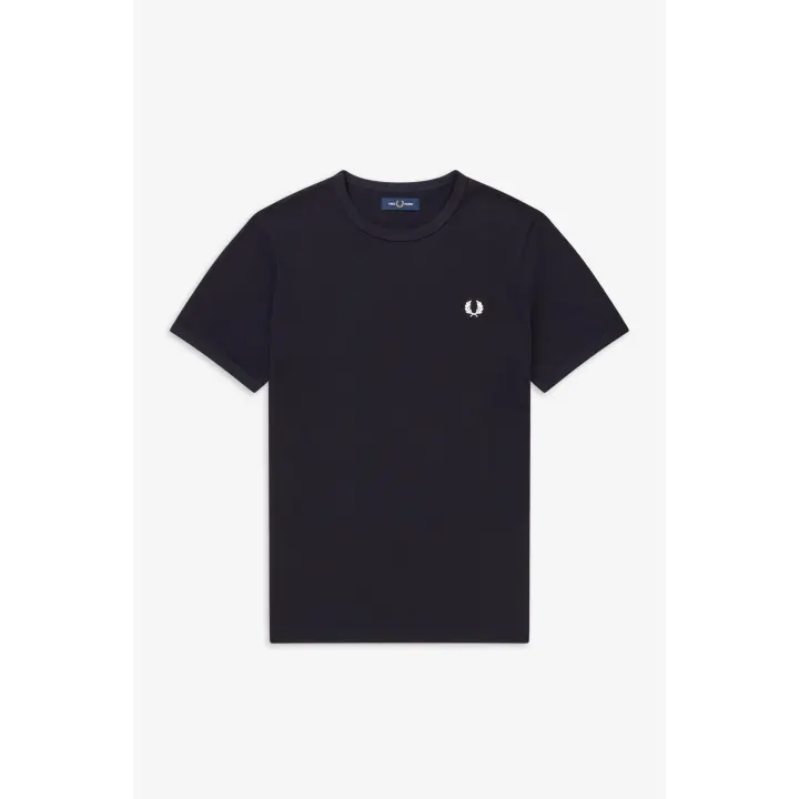 Camiseta Fred Perry Ringer Azul | Diseño Deportivo - 1