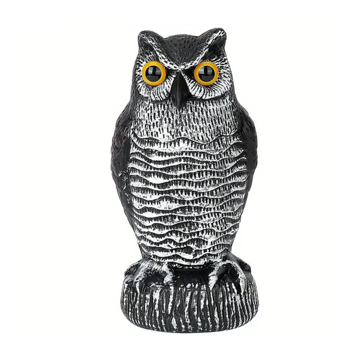 Adorno De Jardín Con Órbitas De Águila Plástico Impermeable Para Disuadir Pájaros Decoración Antipájaros Para Exterior - 1