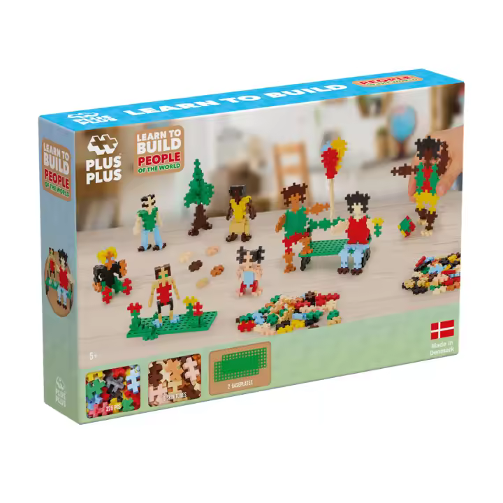 Plus Plus - Personas Del Mundo | Juegos Infantiles | Rompecabezas niños | Juegos Educativos Niños 5 Años | Puzzle 3D  | Juegos para niños - 1
