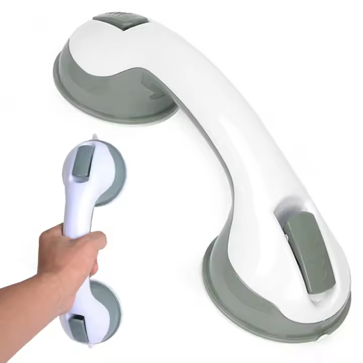 Agarradera soporte de Succión Para Baño, Asa de Apoyo, Soporte de Seguridad Para Mano con Ventosas, Discapacitados, Ancianos, Lesiones, Niños - 1