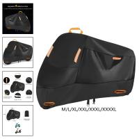 Cubierta De Motocicleta 210D Impermeable Y Antipolvo Para Todas Las Estaciones Cubierta De Lluvia Motocross Universal Con 4 Bandas Reflectoras Protección Exterior Para Scooter Y Bicicletas - details 3