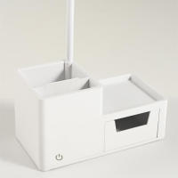 Lámpara De Mesa Plegable Con USB Y Toque Dimmer 3 Modos Luz Nocturna LED Protección Ocular Con Porta Bolígrafos Lámpara De Leer Para Cama - details 13