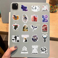 50PCS Pegatinas De Novela Cartoon Throne of Glass Para Laptop Suitcase Skateboard Moto Guitarra Botella Decalcomanía DIY - details 11