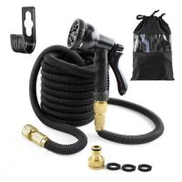 Manguera de Agua Extensible para Jardín 7,5/15/22,5/30m with Pistola Rociadora de Agua de 8 Modos | Flexible y Resistant para Lavado de Coche, Patio y Mascota | Incluye Bolsa de Almacenaje - details 7
