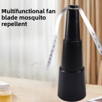 Ventilador Repelente De Mosquitos Para Mesas Repelente Eléctrico Para El Hogar Y Exteriores Con Hojas Holográficas Negro Adecuado Para Uso En Picnics - details 4