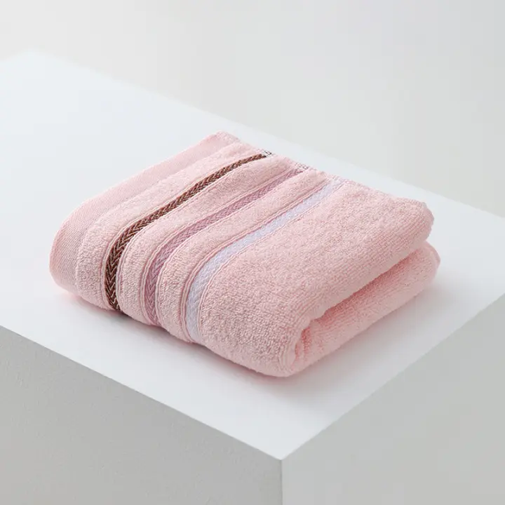 Toalla de algodón puro, suave, gruesa, absorbente, unisex, popular, de algodón puro. - 1