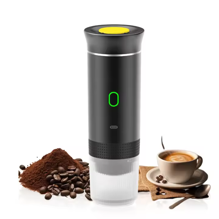 Cafetera Eléctrica portátil para uso en el hogar Portátil 3 en 1, máquina de café molido con cápsula Eléctrica - 1