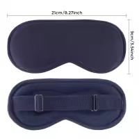 Mascarilla eléctrica para ojos con calefacción por USB, compresa caliente, antifatiga ocular, mascarilla de vapor para ojos secos, ajuste de temperatura de 3 velocidades, masajeador ocular con vibración de 6 velocidades - details 8