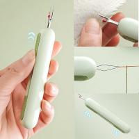 Aguja Para Tejer Herramienta De Costura Portátil 2-en-1 Desenredador De Hilo Y Rippers Necessaire Para El Hogar Material De Acero Inoxidable - details 10